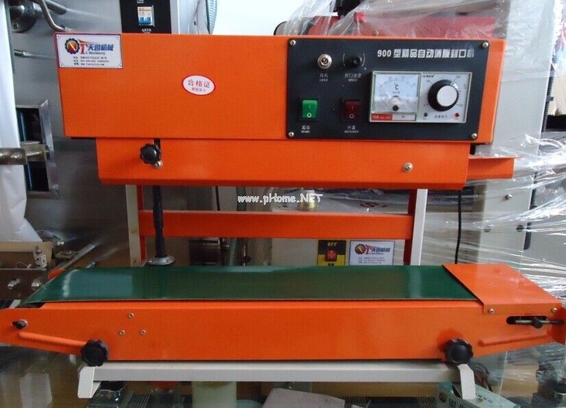 2025山東小型立臥兩用連續(xù)式塑料袋薄膜封口機/食品封口機第1張